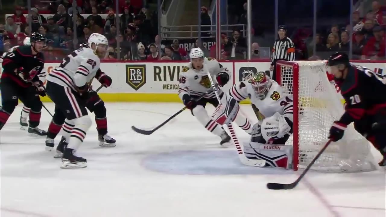 NHL - Andrei Svechnikov and Sebastian Aho dance on the ice 🏒