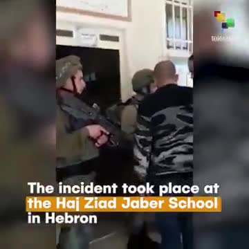 Israel/Palestine: Fully armed soldiers versus kids. TeleSur English.