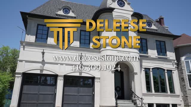 Deleese Stone custom cut limestone and Arriscraft stone
