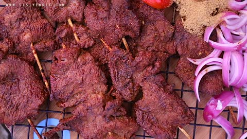 HOW TO MAKE BEEF SUYA | NIGERIAN STREET FOOD