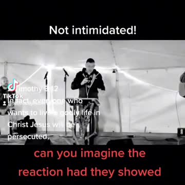 Homeland Security at a Church Service