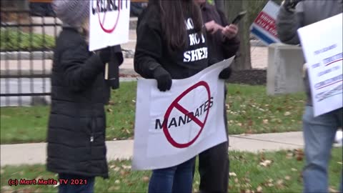 Scenes from the Caremount Medical Protest, Poughkeepsie, NY 11-26-21