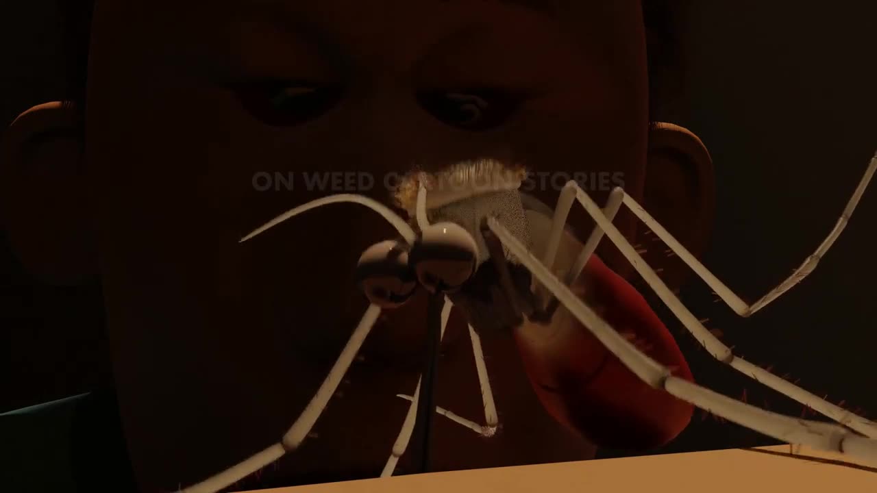 ON WEED CARTOON STORIES - mosquito