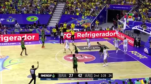 Brazil 🇧🇷 - Argentina 🇦🇷 Basketball Highlights FINAL - #AMERICUP 2022