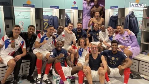 France Players Hotel Reception After 4-1 Win vs Australia in Qatar