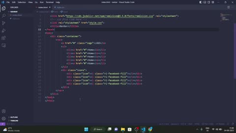 Navigation Bar using HTML,CSS | Menu bar