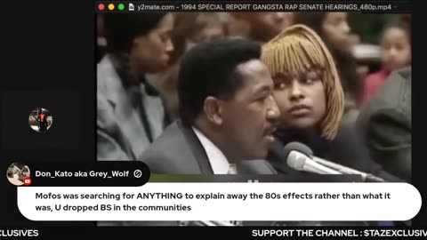 REVIEWING THE 1994 SENATE HEARINGS ON GANGSTA RAP