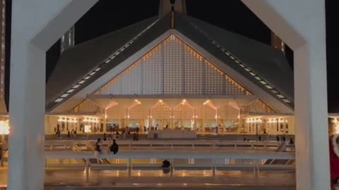 Famous Mosque in the world Al Faisal Mosque🕌 in Pakistan