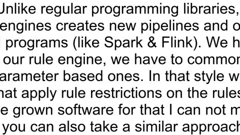 How to run multiple complex rules with flink