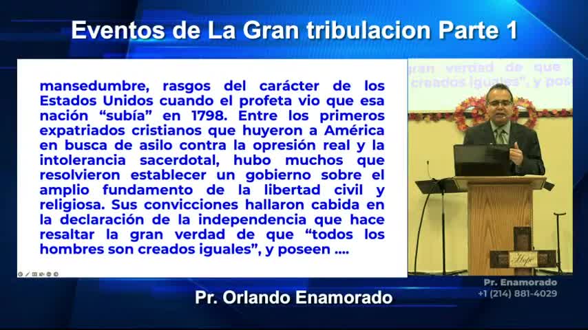 Servicio de Adoración de Sábado _ Pr. O. Enamorado _ Seattle WA _ 10_28_2022