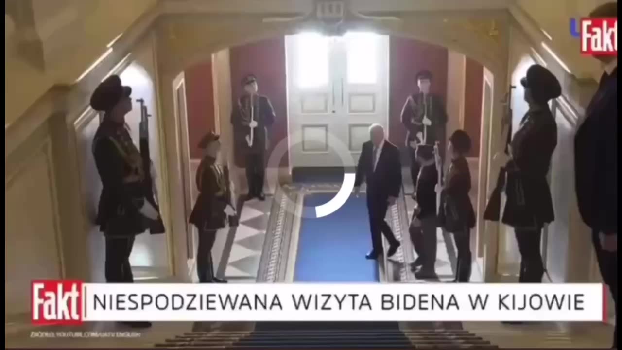 Did Polish media accidentally record Zelensky's double During Bidens visit to Kyiv?