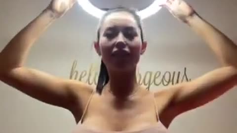 Ring Light Challenge Big Boobs tiktok shorts