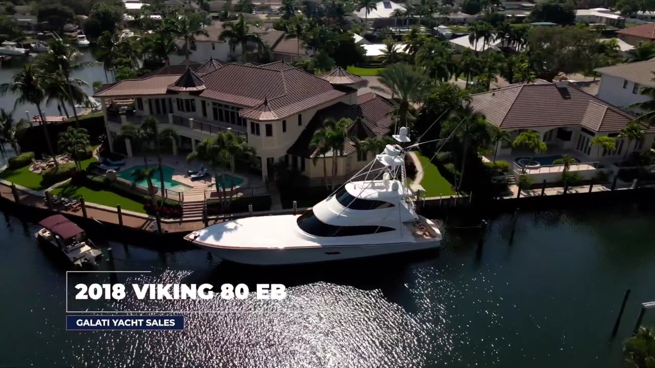 2018 80 Viking Enclosed Bridge Auspicious