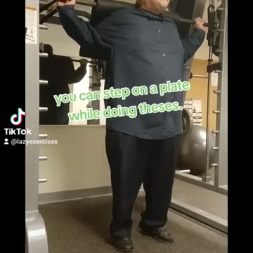 Lazy Exercises Tutorials: Smith machine calf raises