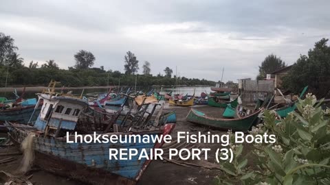 Lhokseumawe Fishing Boat Repared Port