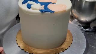 Sonic the hedgehog cake