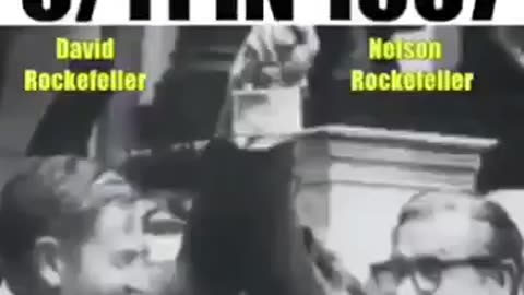 Rockefeller gloats about 9/11 in 1967