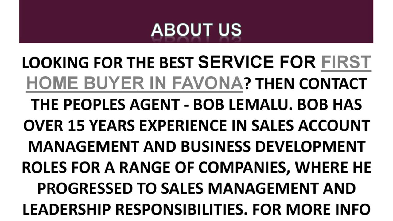 Best Service for First Home Buyer in Favona