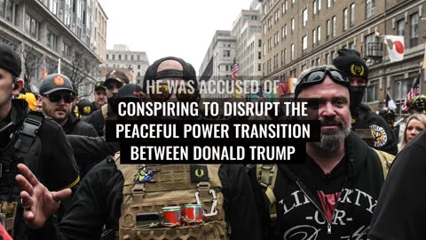 PROUD BOYS CONVICTED OF SEDITION