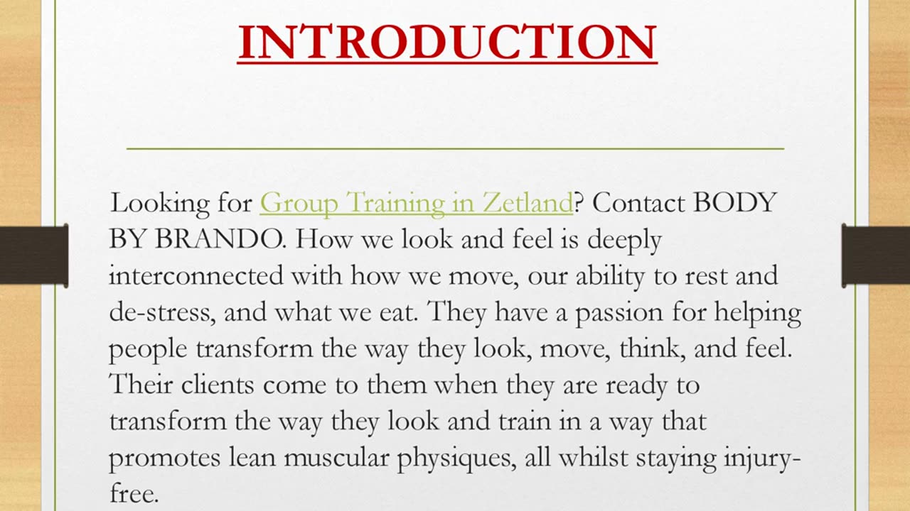 Best Group Training in Zetland
