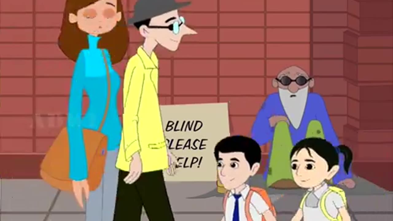 The Blind Man and Advertising | Moral Stories in English