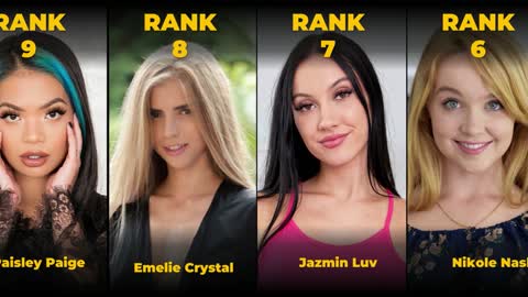 THE TOP 20 NEWBIES PORNSTARS