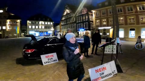 Tina Romdhani - Mahnwache Nr. 171 in Schwäbisch Gmünd am 07.03.2023