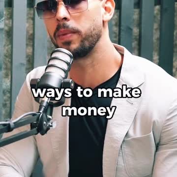 Andrew Tate talks about Money