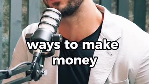 Andrew Tate talks about Money