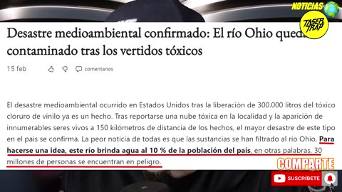 EL DESASTRE DE OHIO HA DEJADO CONSECUENCIAS GRAVES EN EL CONSUMO DE AGUA , AGUA CONTAMINADA Y PELIGROSA LLEGANDO A LAS CASAS DE MILES DE RESIDENTES