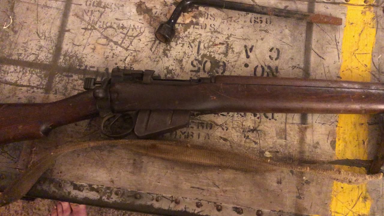 Repairing a Lee Enfield with a Tire Iron