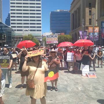 Invasion day rally clip