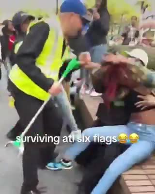 Fights break out opening day of Six Flags in Georgia ending with police shooting a 15-year-old.