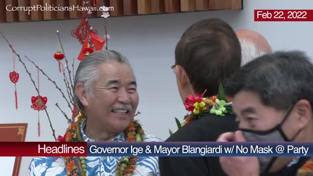 Hawaii Politicians Ignore Their Own Mask Mandate