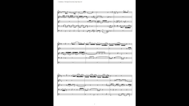 J.S. Bach - Well-Tempered Clavier: Part 2 - Fugue 03 (Brass Quintet)
