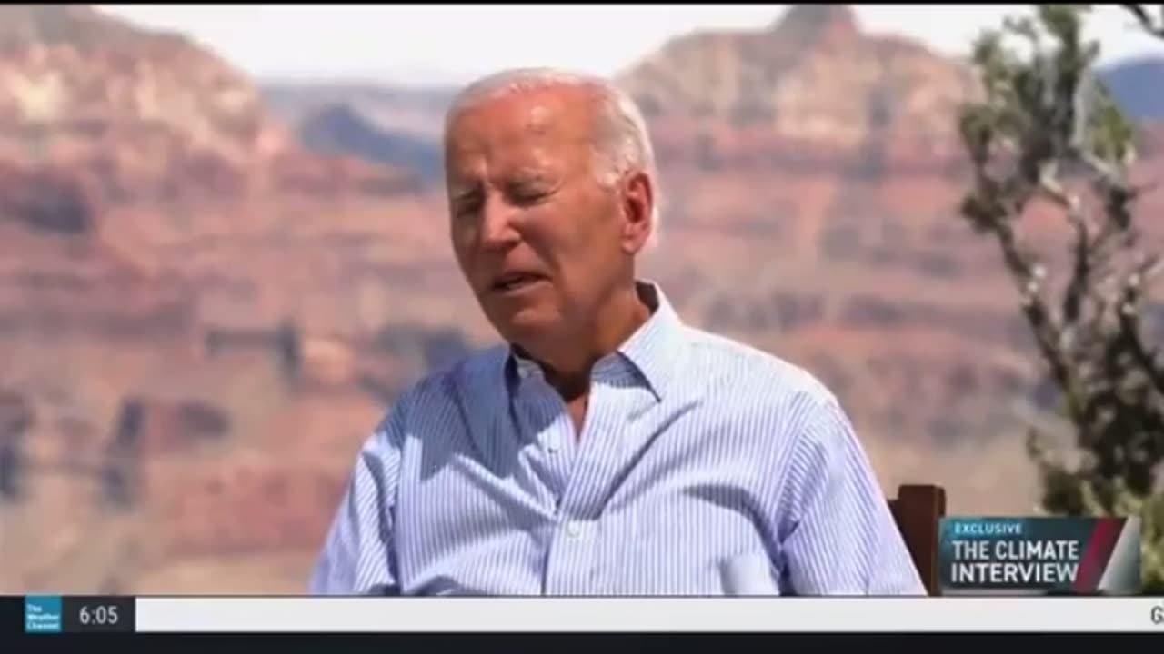 Joe Biden Discusses Drilling With The Weather Channel