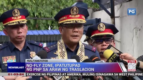 No-fly zone, ipatutupad ng PNP sa araw ng Traslacion