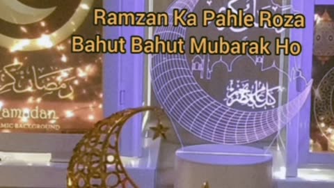 Ramzan ka 1st roza Alhumdulilah😊