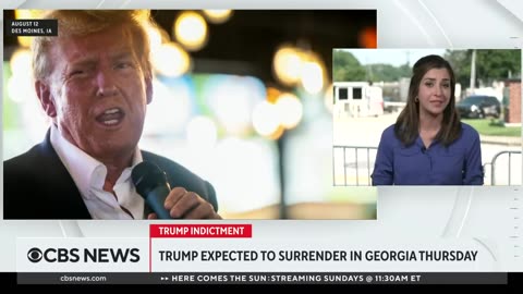Trump expected to have mugshot taken when he surrenders in Georgia