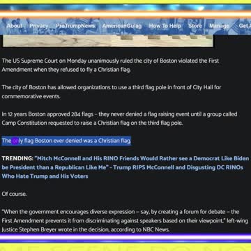 SCOTUS Rules In Favor of Boston Christians