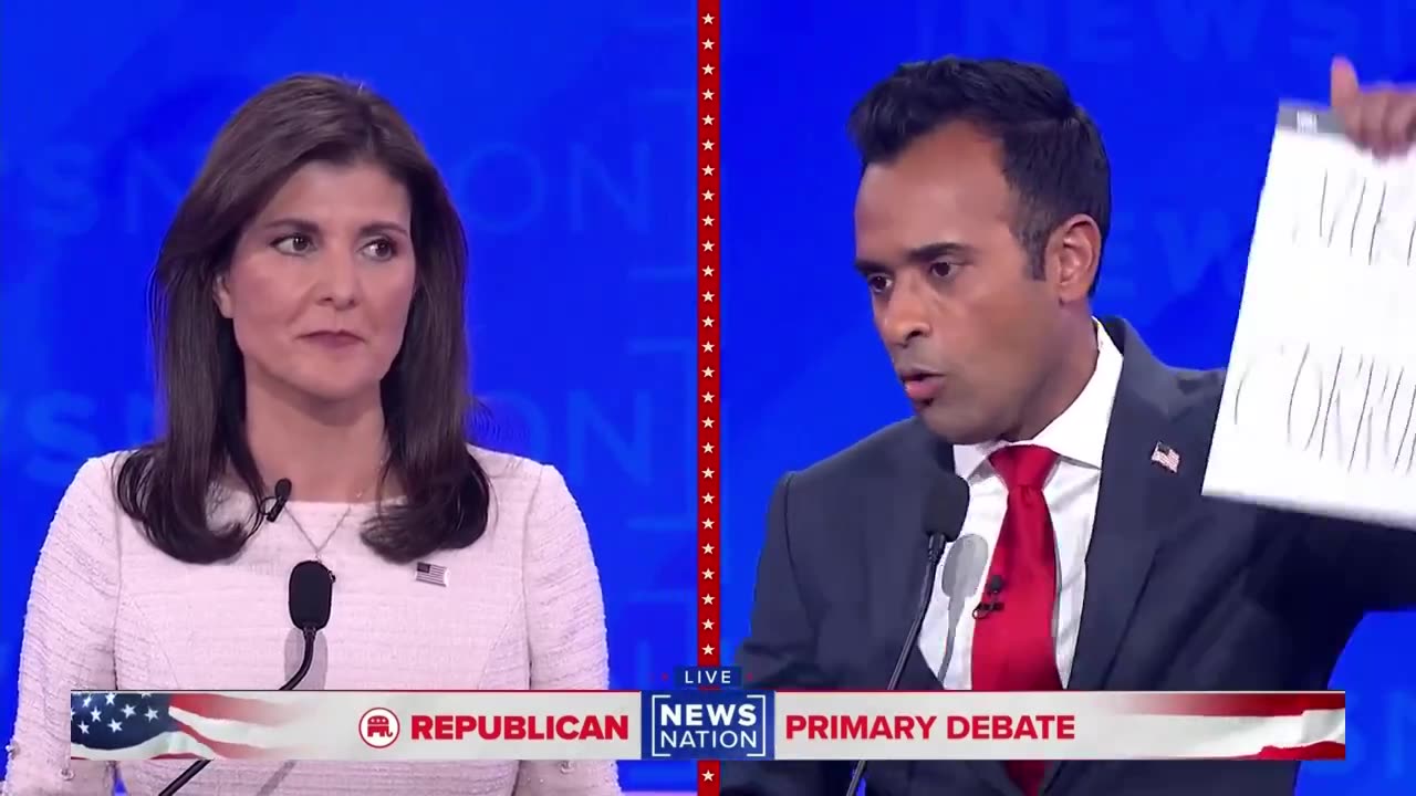 Vivek on Nikki Haley: "This is a woman who'll send your kids to die so she can buy a bigger house."