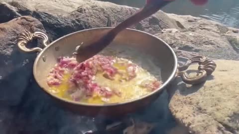 Cooking Fish in Primitive Mud