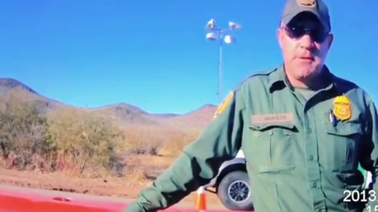 Only real americans are stopped at these checkpoints not the migrants.
