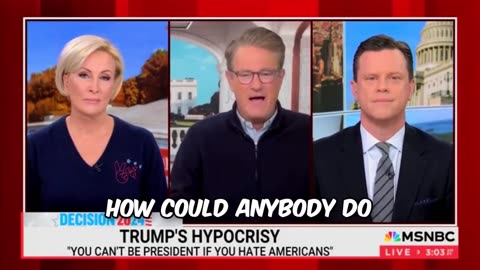 'Morning Joe' Host Has Hysterical Meltdown Over Trump's Garbage Truck Photo Op