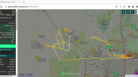 Bird Mafia N5144X plane banging Morristown AZ - 3:30pm - Dec 18th 2023