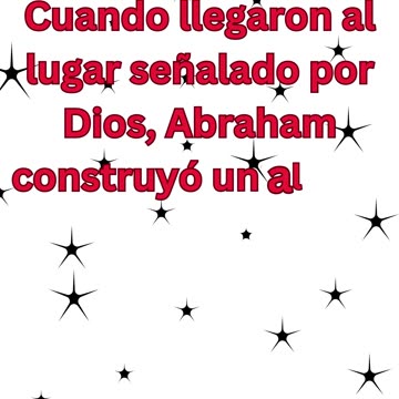 "La Prueba de Abraham: Génesis 22:9"