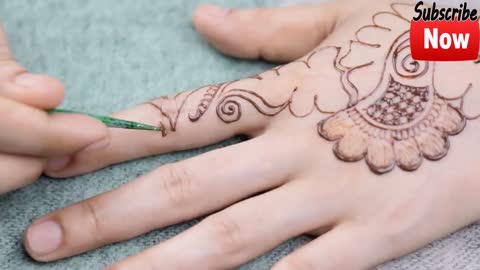 Mehndi design Easy mehndi design video mehndi ka design simple I মেহেন্দি ডিজাইন।