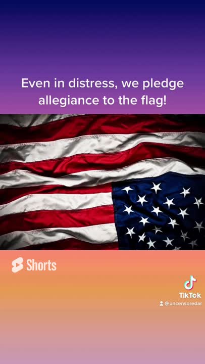 John Wayne and I pledge allegiance in distress #shorts