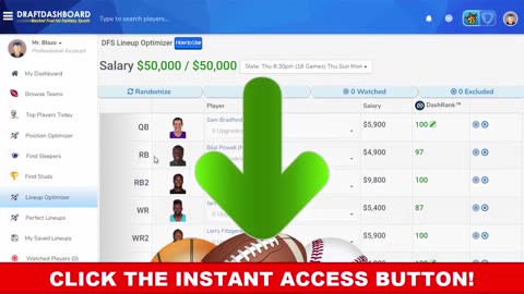 Draft Dashboard: Unleash Your DFS Dominance with the Ultimate Lineup Optimizer and Expert Insights