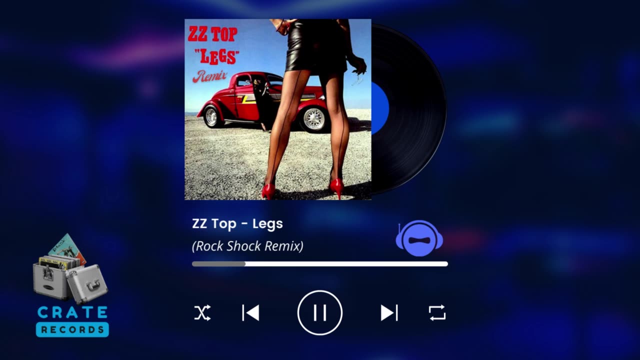 ZZ Top - Legs (Rock Shock Remix) | Crate Records